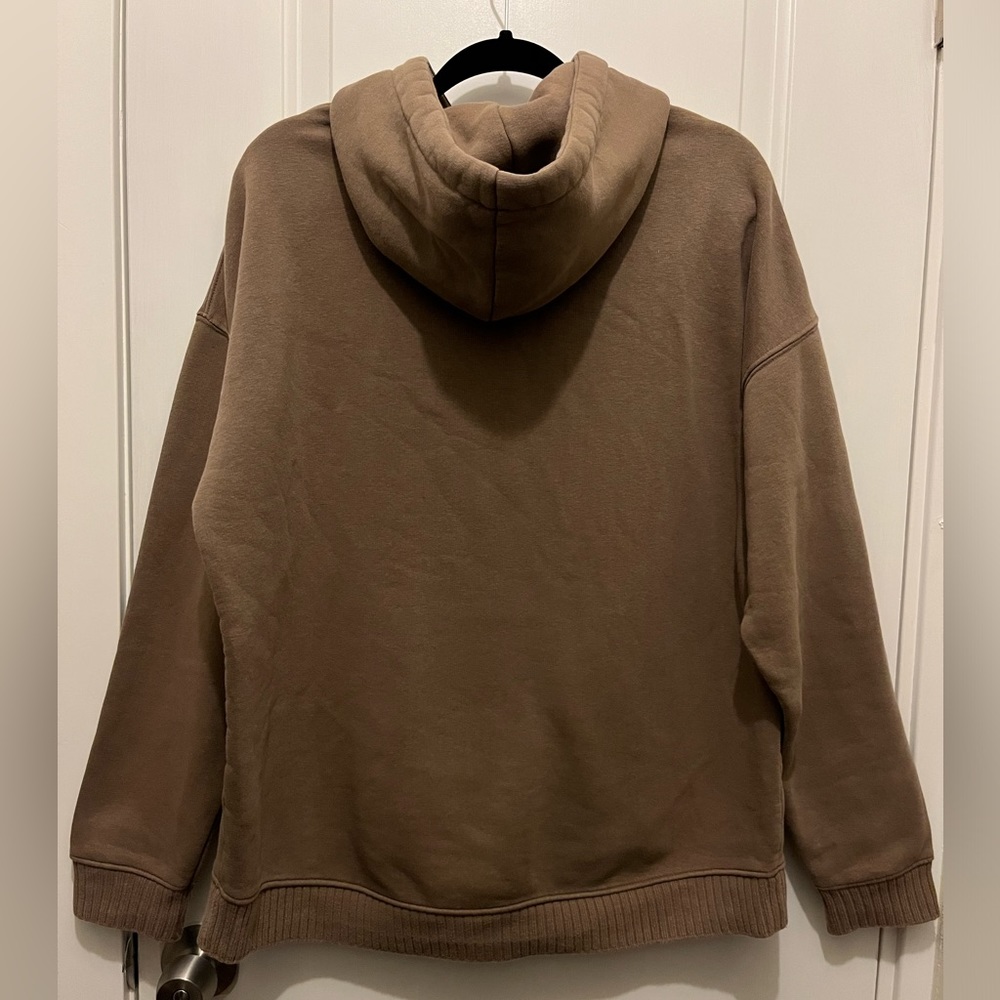 Zara Oversized Brown Hoodie | Size M - Picture 2 of 4